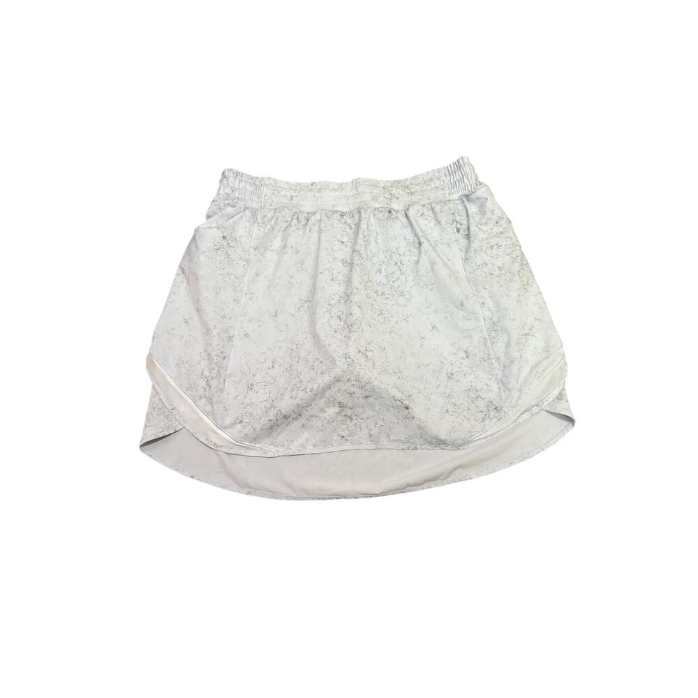 Lululemon Hotty Hot High-Rise Skirt Long Gravel Dust Pastel Blue Size 10